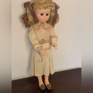 Classic Cream Doll with Brown Accents